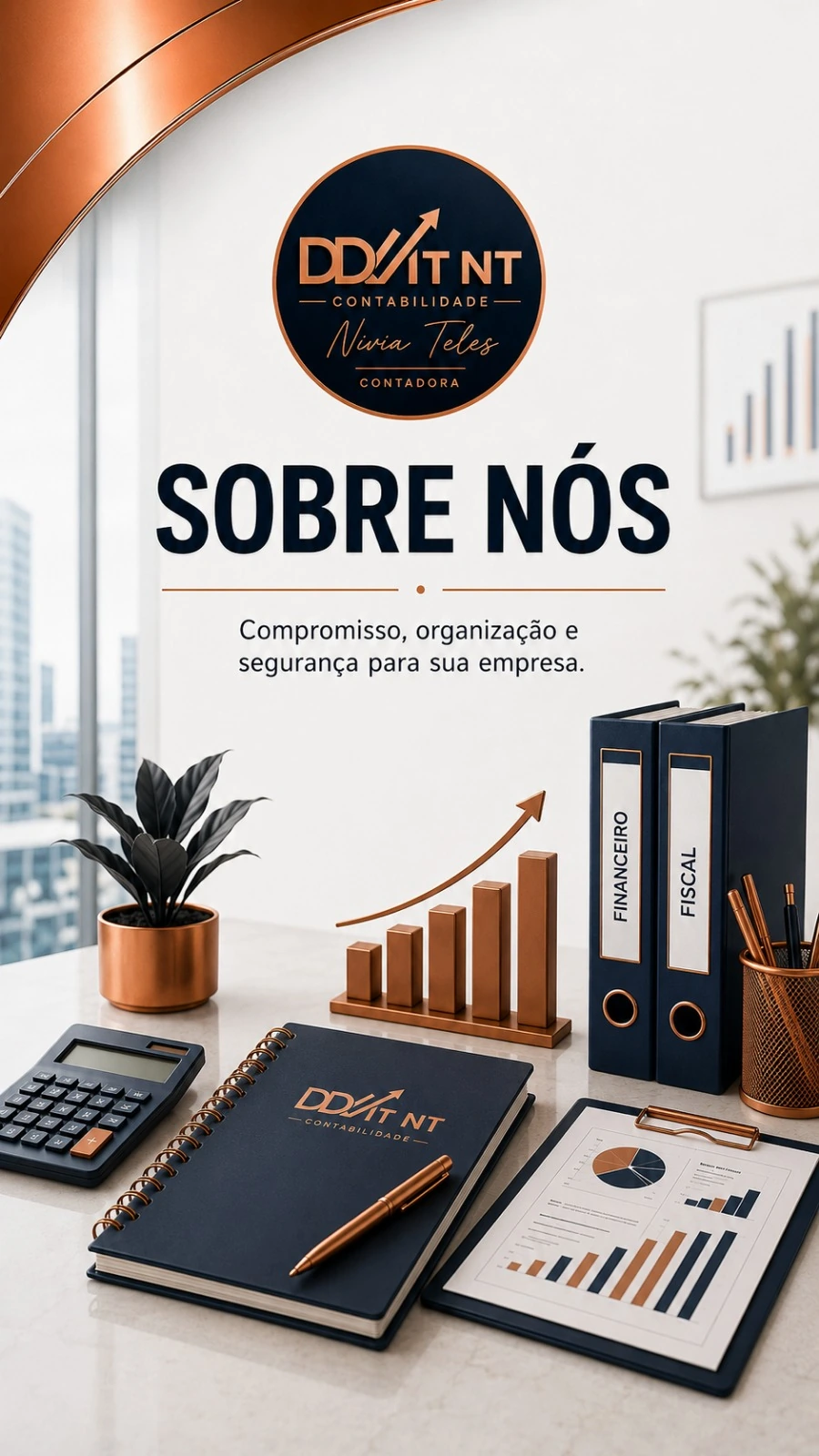 Imagem institucional da DDT NT Contabilidade na seção Sobre Nós